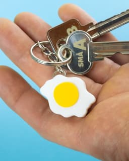 Egg // Flatland Keychain Magnet 3d model