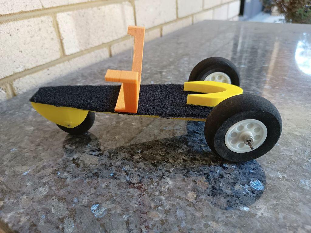 RC airplane dolly/trolley 3d model