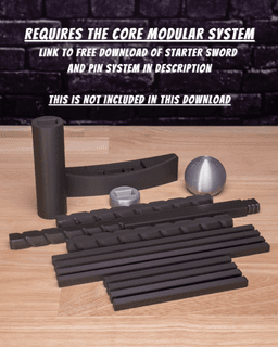 Viking 2 Modular Sword Skin – Sword Kit | No Supports, No AMS, No Glue 3d model
