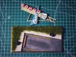 Route 66 Diorama for Hot Wheels and 1:64 Diecast Cars & Figure 3d model