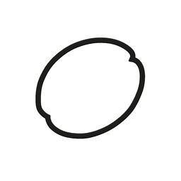 Coffee Bean Cookie Cutter STL File - 4 inches 3d model