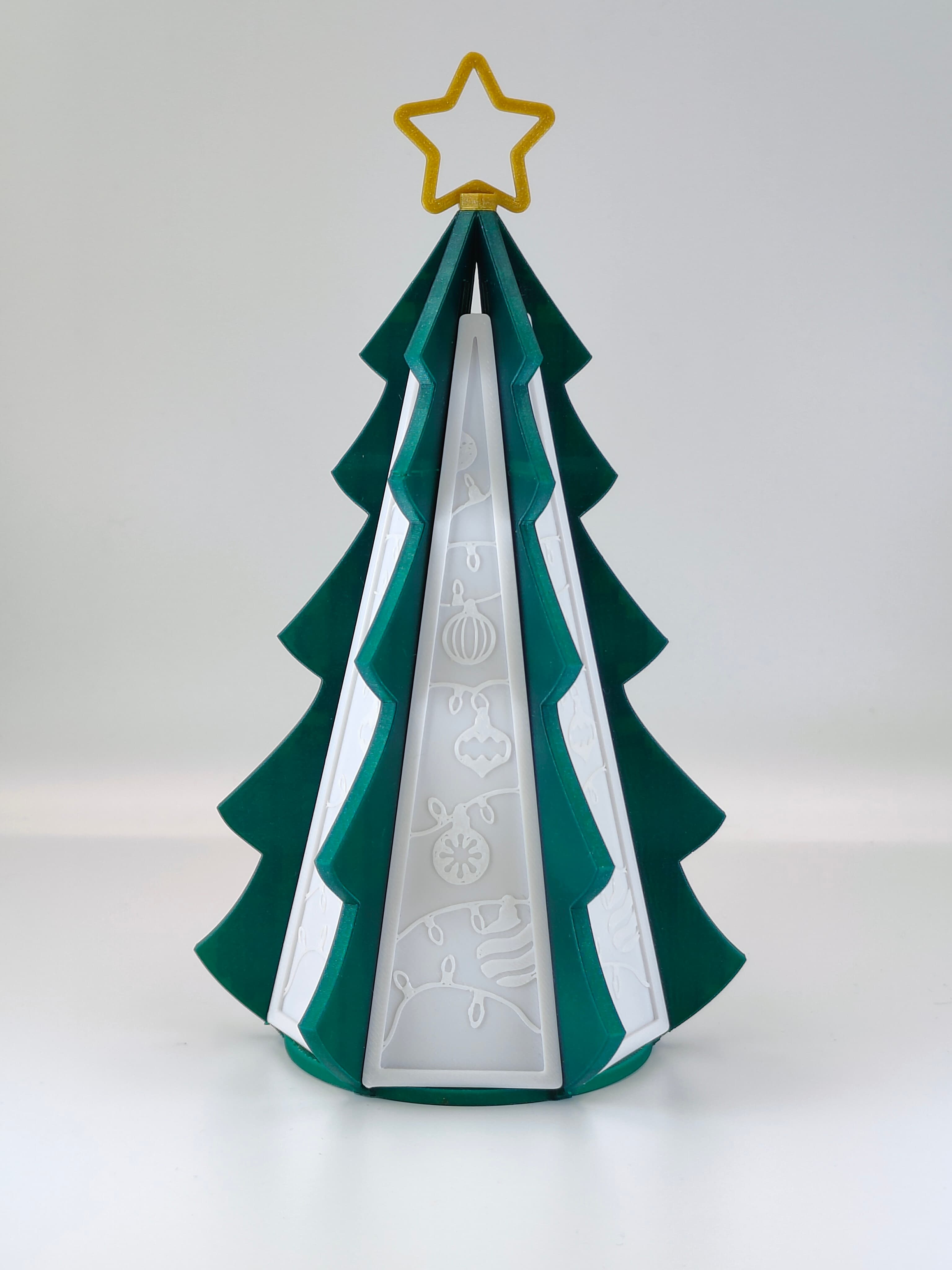 Christmas Tree Tealight Lamp 3d model