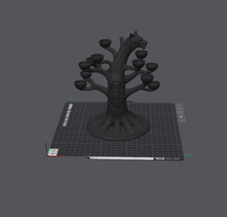 The Howling Yggdrasil Dice Tree Display Stand DnD 3d model