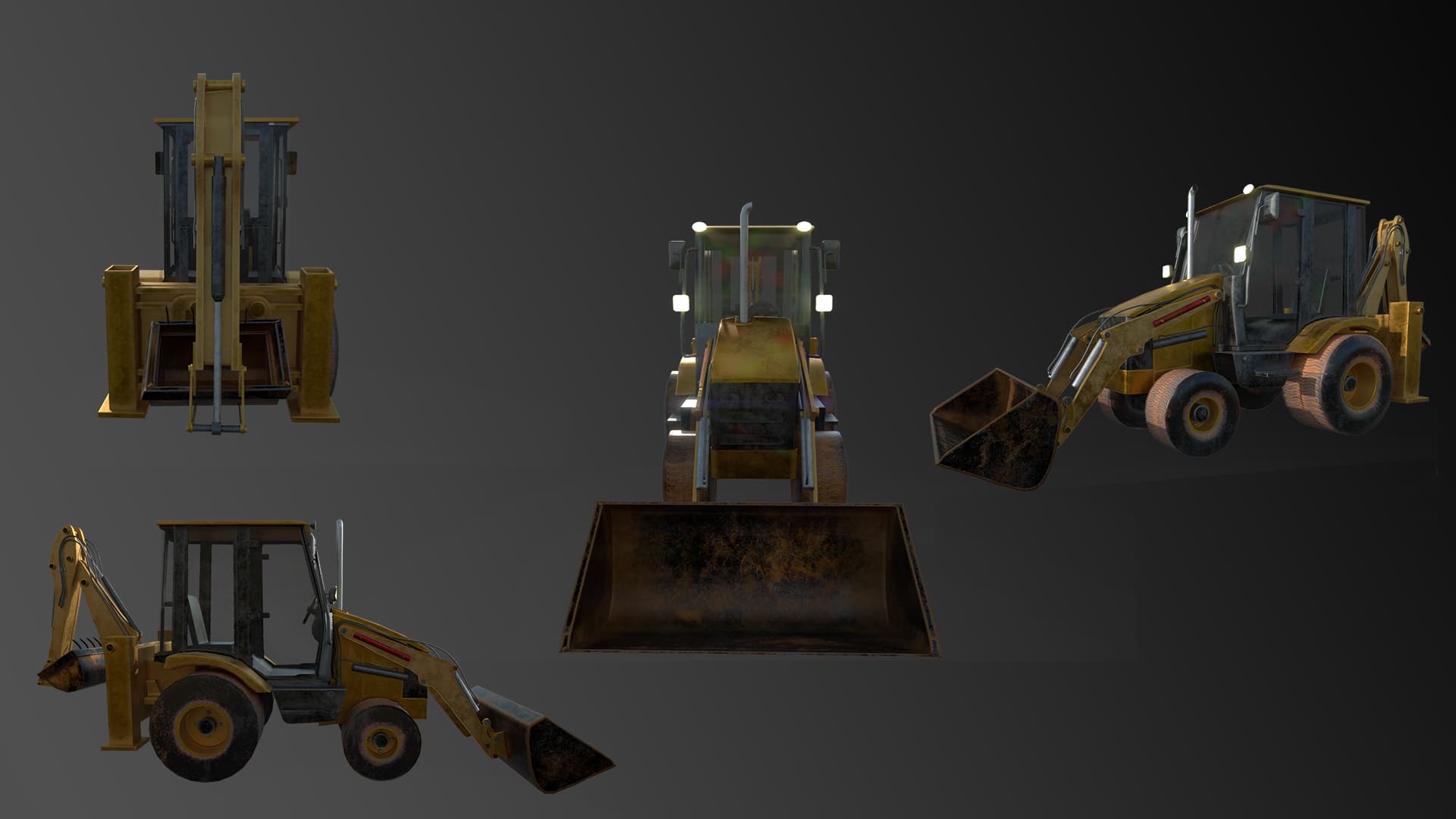 JCB 3d model