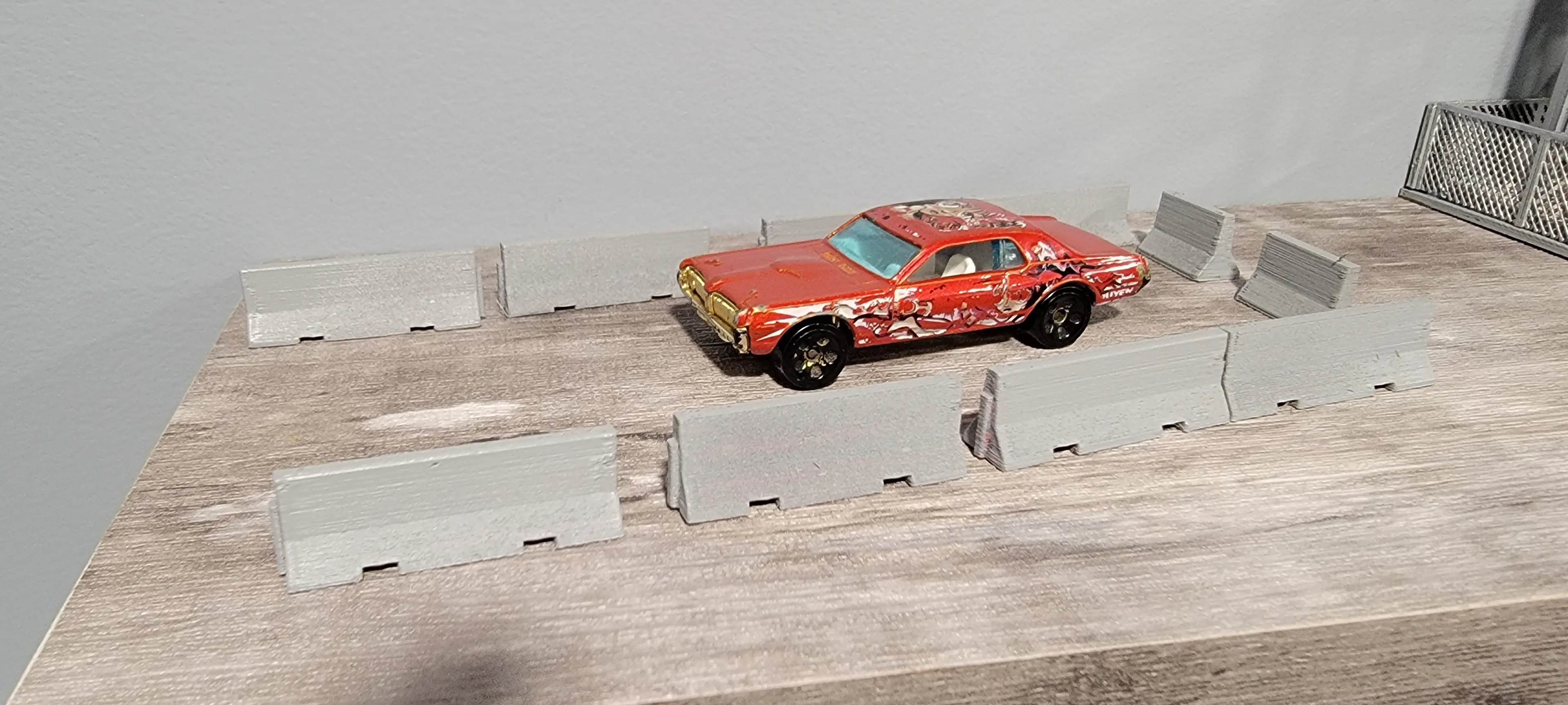 1:64 Scale Concrete Barrier - 8ft at Scale 3d model