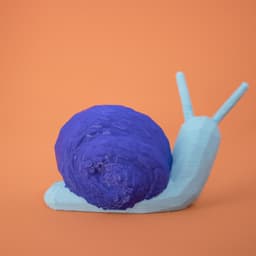 Textured Snell the Snail 3d model