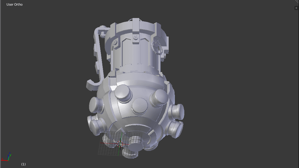 Sci Fi_Grenade.stl 3d model