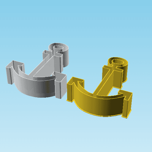 ANCHOR, nestable box (v2) 3d model