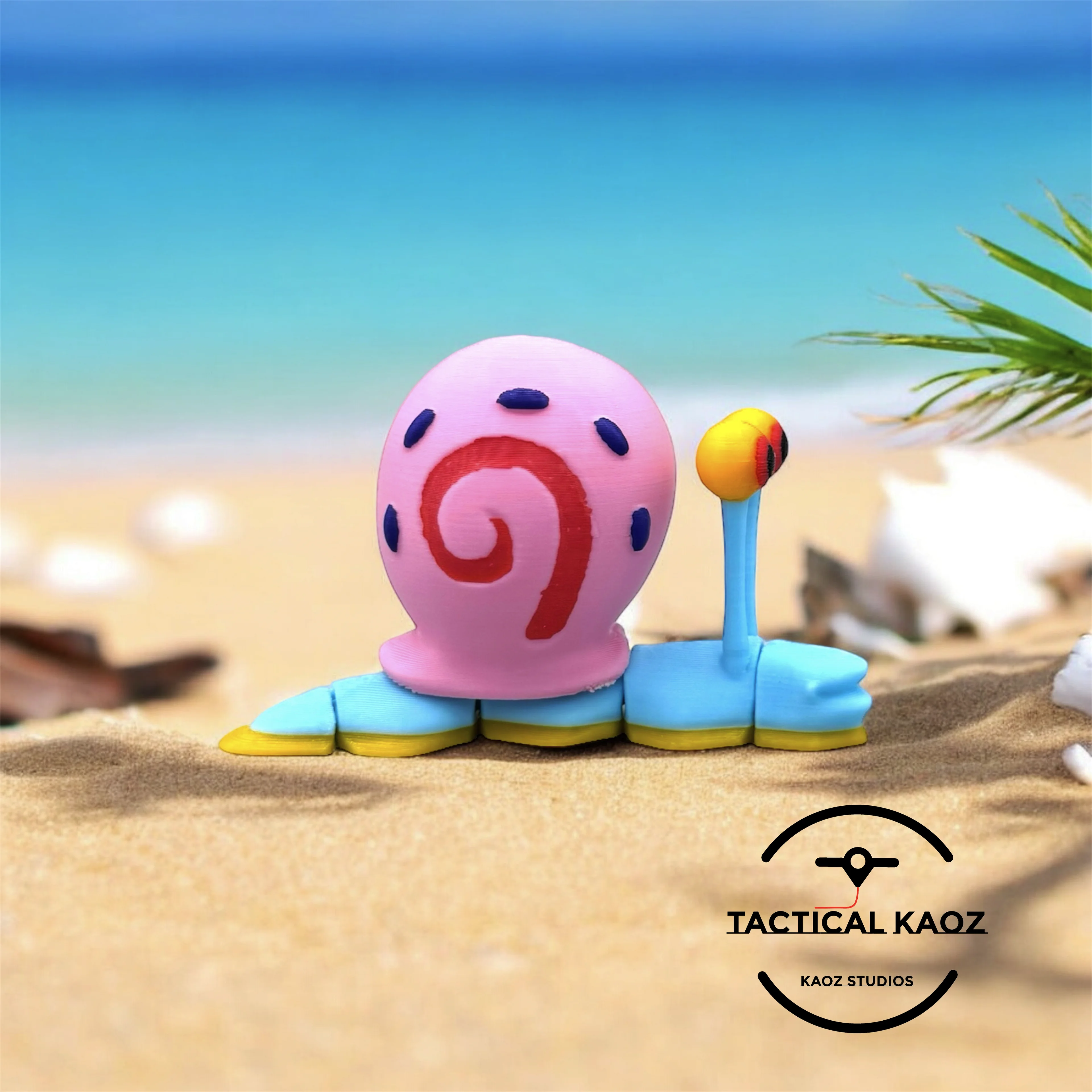 Gary The Snail Articulating Flexy 3d model
