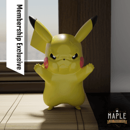 Window Pikachu - Pokemon 3d model