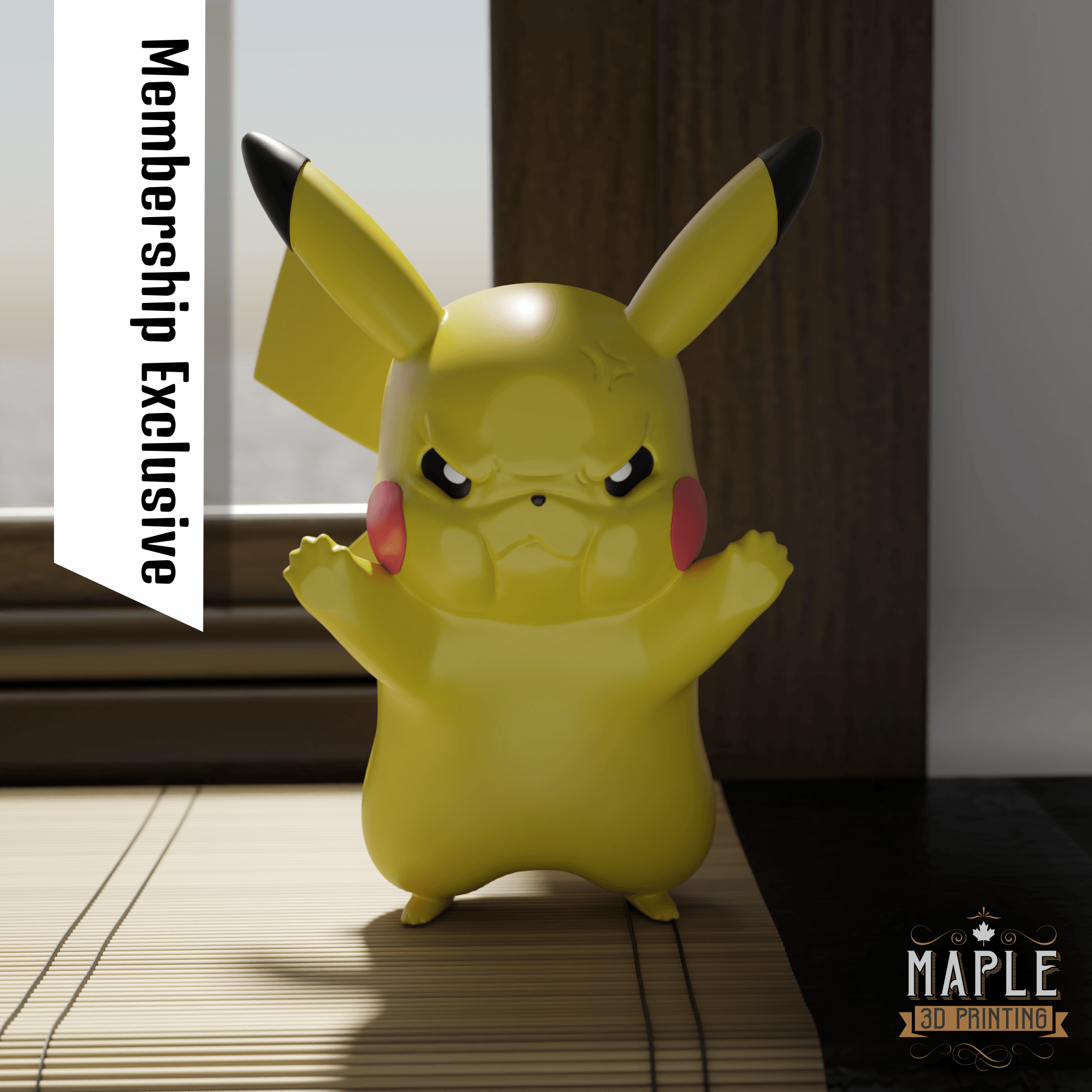 Window Pikachu - Pokemon 3d model