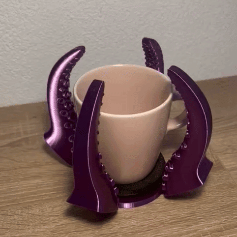 ARTICULATED SELF ADJUSTING TENTACLE COASTER 3d model