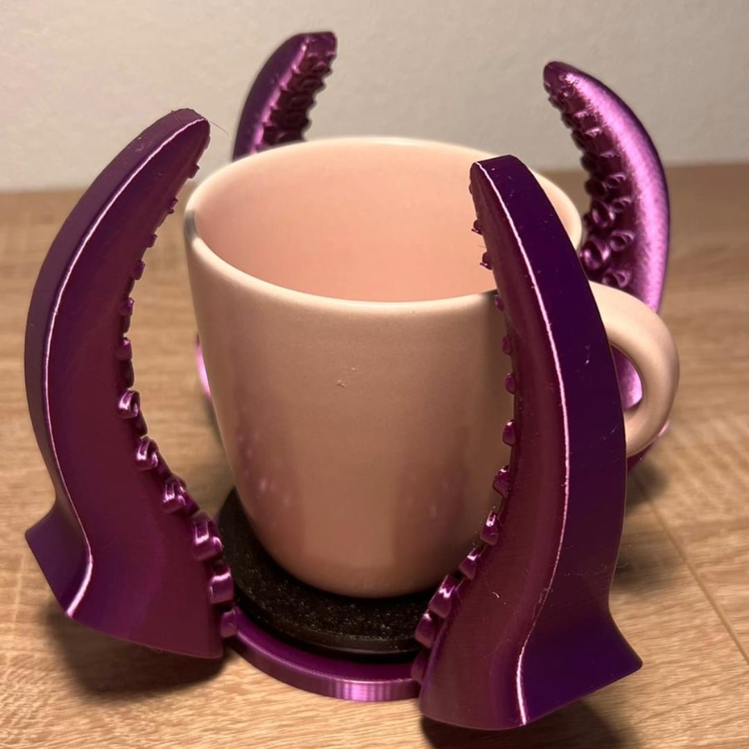 ARTICULATED SELF ADJUSTING TENTACLE COASTER 3d model
