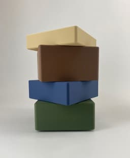 CS128-75 Stackable bin box module for creative home decor 3d print stl 3d model