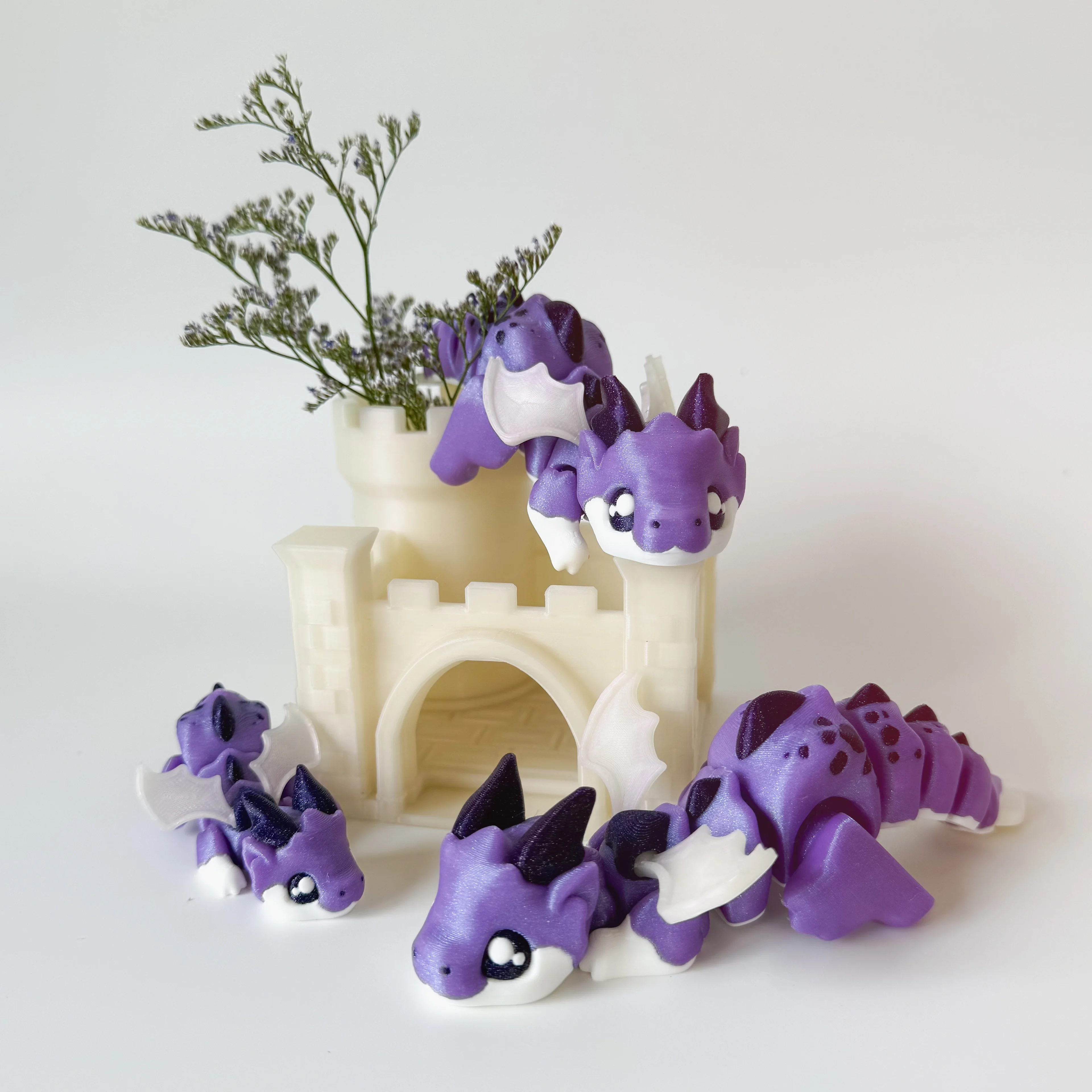 Little dragon flexi 3d model