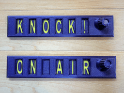 On-Air Word Swap Sign 3d model