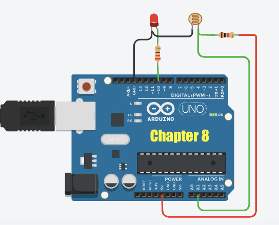 Arduino Tips & Tricks Chapter 8 - Sensing Light 3d model