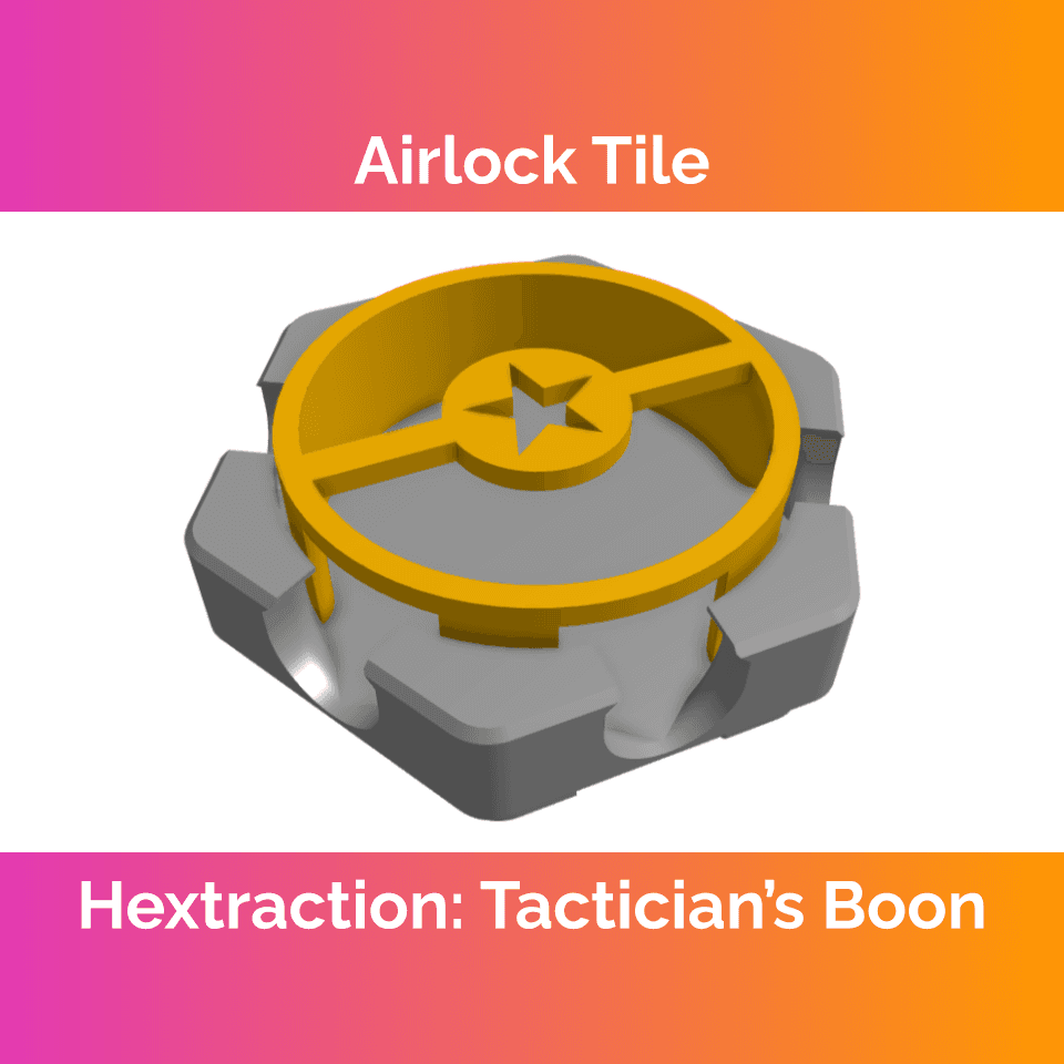 Hextraction - Airlock Tile 3d model