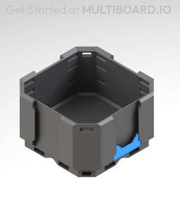 XI 0.5 MU - Cover Locked Lite Rail 3d model