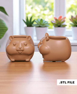 3D Print a Charming Hamster Home for Your Plants 3d model