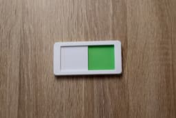Dishwasher status slider, magnetic 3d model