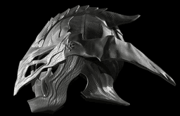 WYLDER DARKNESS COSPLAY Helmet - Dark Fan Art STL Model 3d model