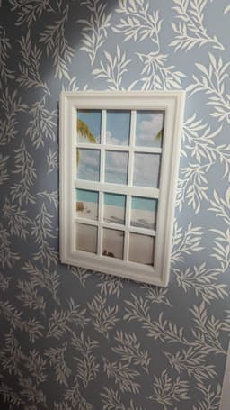 4x6 Hinged Window for 18" Dolls 3d model