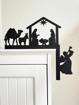 3D Printed Nativity Corner Decor Christmas Decor Holiday Nativity Home Decor No AMS Needed 3d model