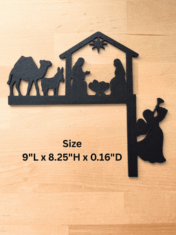 3D Printed Nativity Corner Decor Christmas Decor Holiday Nativity Home Decor No AMS Needed 3d model