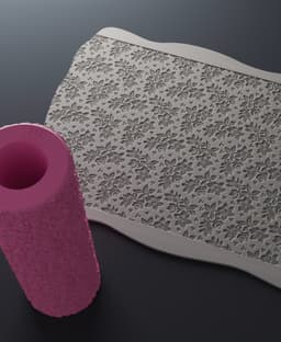 Valentine's Day Texture Rollers 3d model