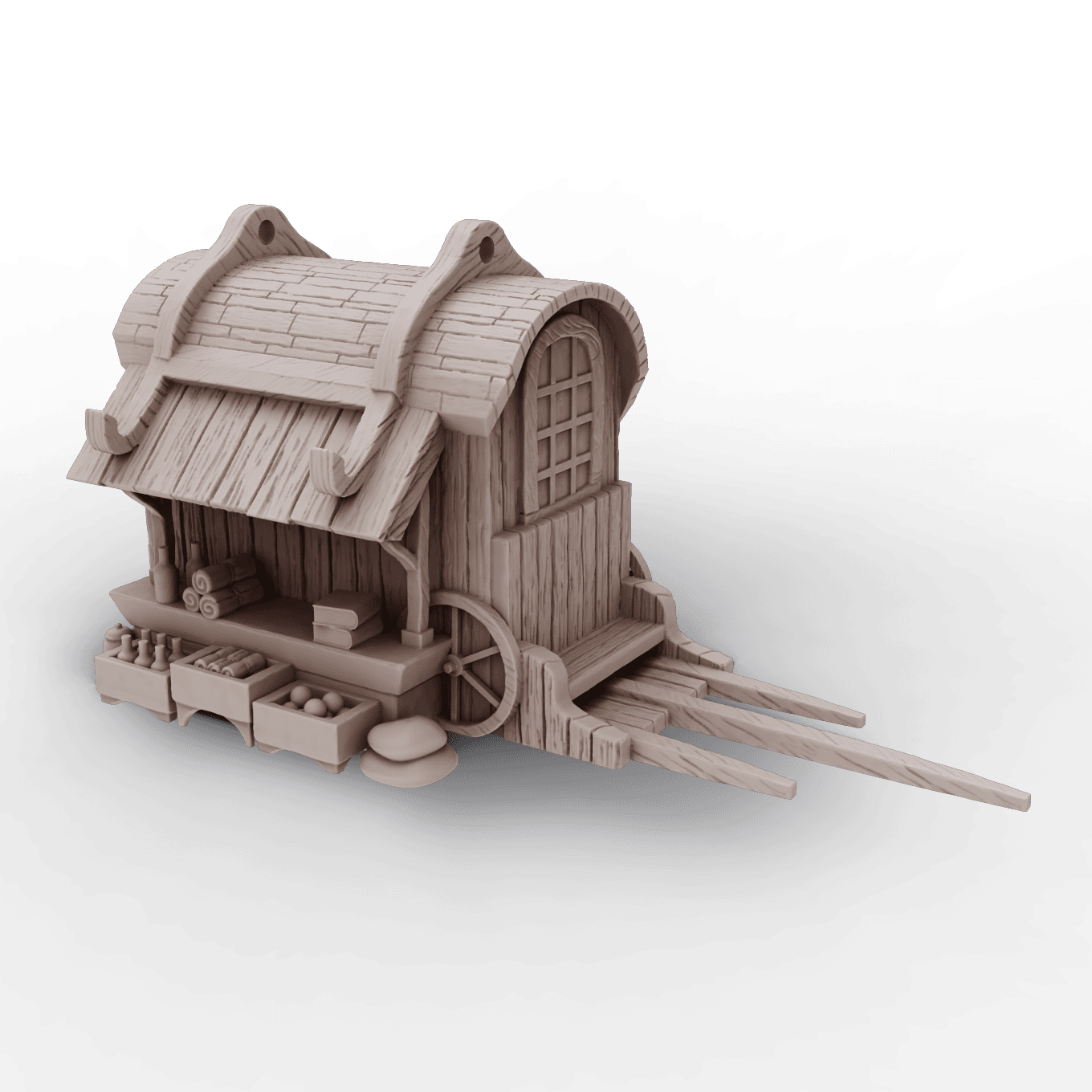 Spiritdale Merchant Cart 3d model