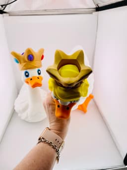 Princess Wig and Crown Goose Gear for Porch Goose 3d model