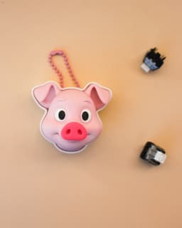 Pig Clicker Keychain โ 3D Fidget Toy 3d model