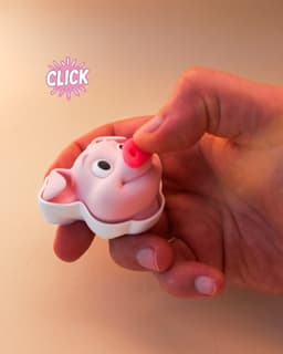 Pig Clicker Keychain โ 3D Fidget Toy 3d model