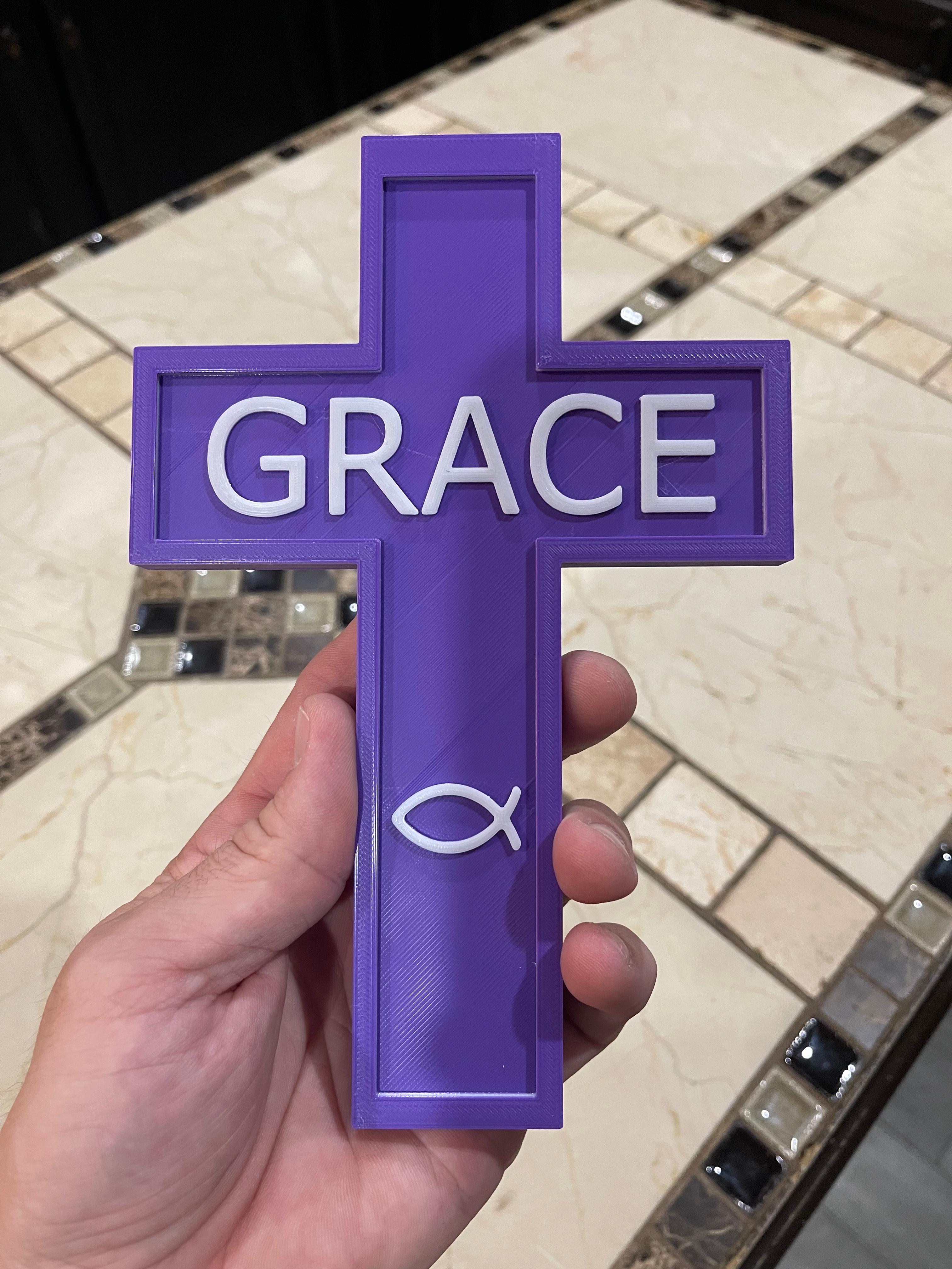 Cross Grace 3d model