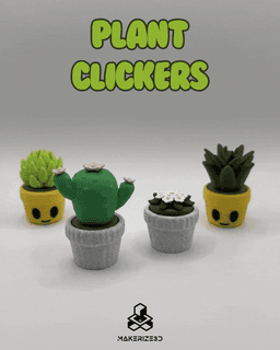 Plant Clickers Set 3d model