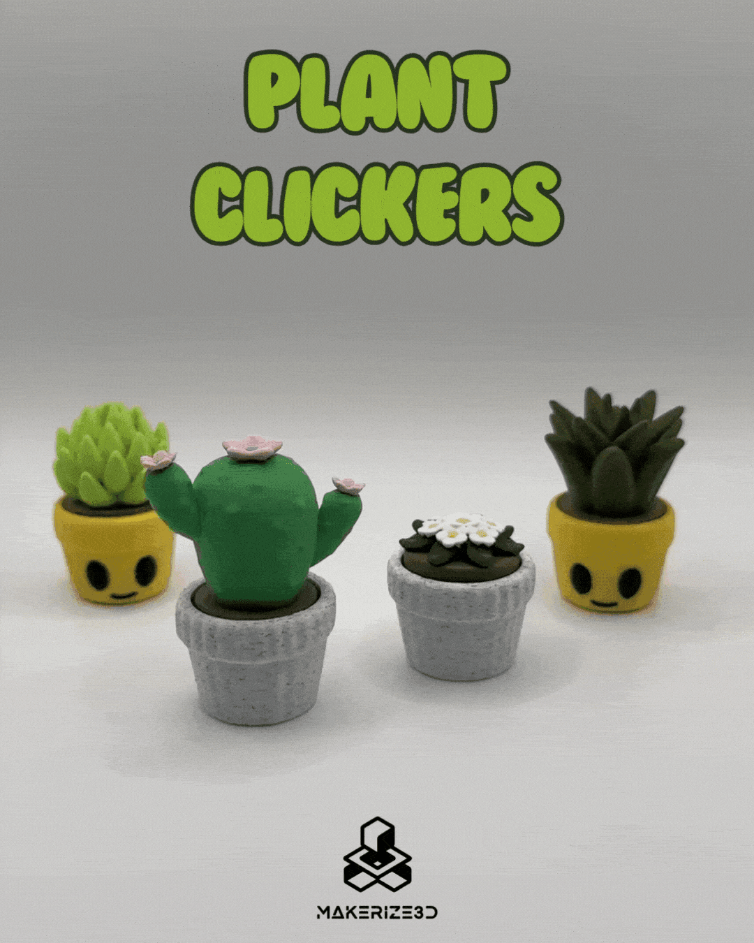 Plant Clickers Set 3d model
