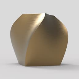 CONTEMPORARY SCULPTURAL VASE 3d model