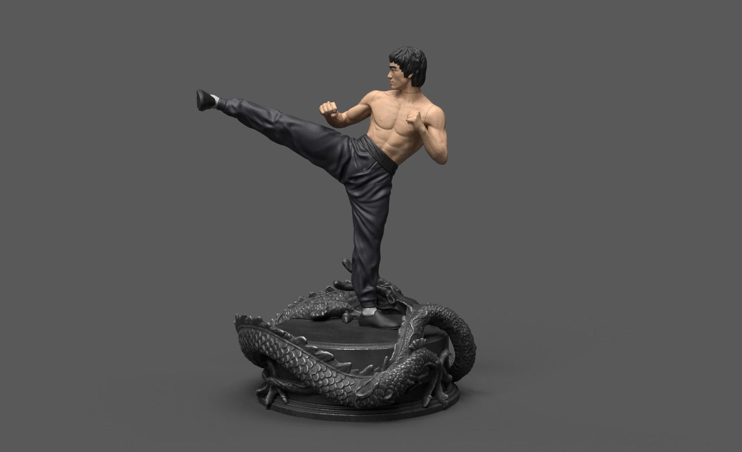 Bruce Lee 3d model