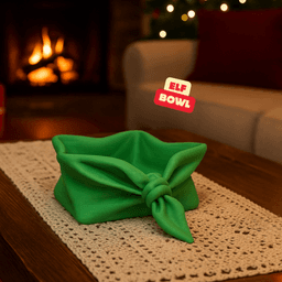 ELF CHRISTMAS BOWL / CANDY BOWL / CHRISTMAS DECOR / TABLEDECOR 3d model
