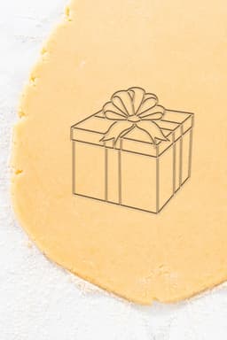 Gift Cookie Cutter, Biscuit Cutter 3d model