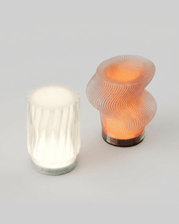 mini bed lamp combo 3d model