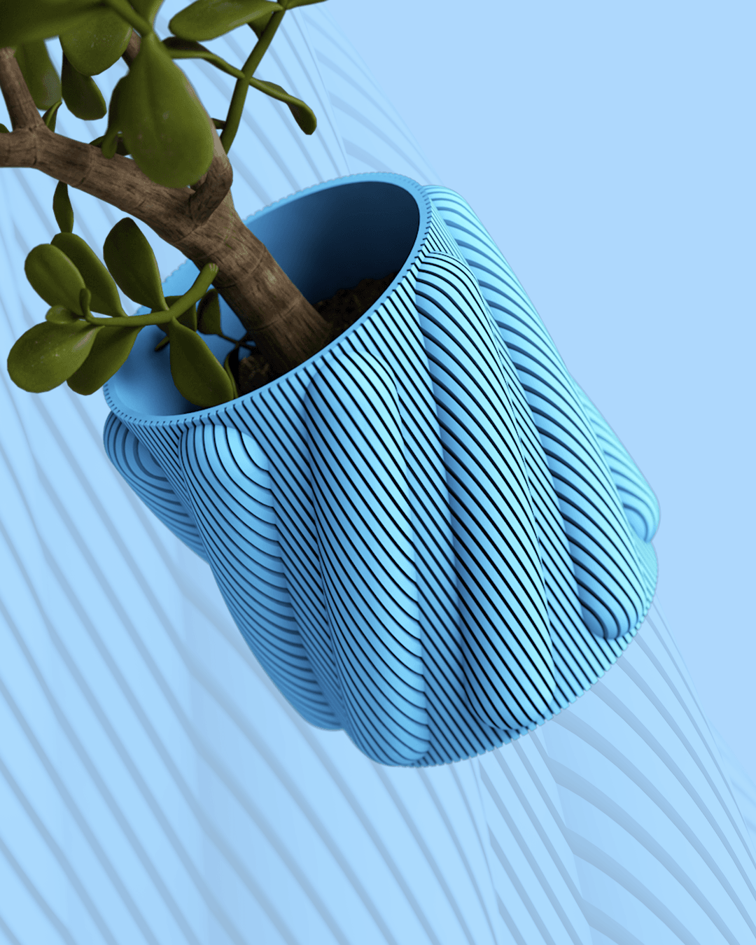 H33WORKS Bubble Bend Vase 3d model