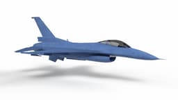 f16.stlF-16 Fighting Falcon Military Jet model 3d model