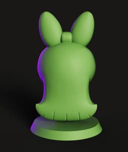 Powerpuff Girl STL | Cartoon 3D Print | Chibi Figure 3d model