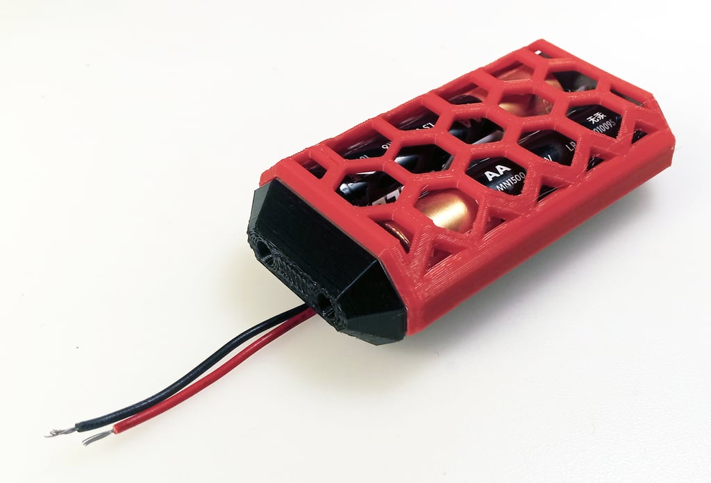 AA Batteries holders 3d model