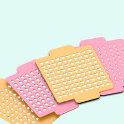 3D Sprinkles Stencil Set, 4 Motifs (Circle, Star, Heart, Jimmies) for Cake, Cookie - Fondant Decor 3d model