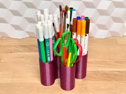 Artsy Organizer (Brush, pen or tool desktop stand) 3d model