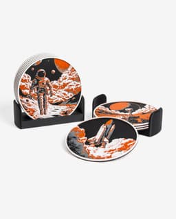 Space Exploration Coasters 3d model