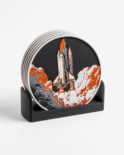 Space Exploration Coasters 3d model